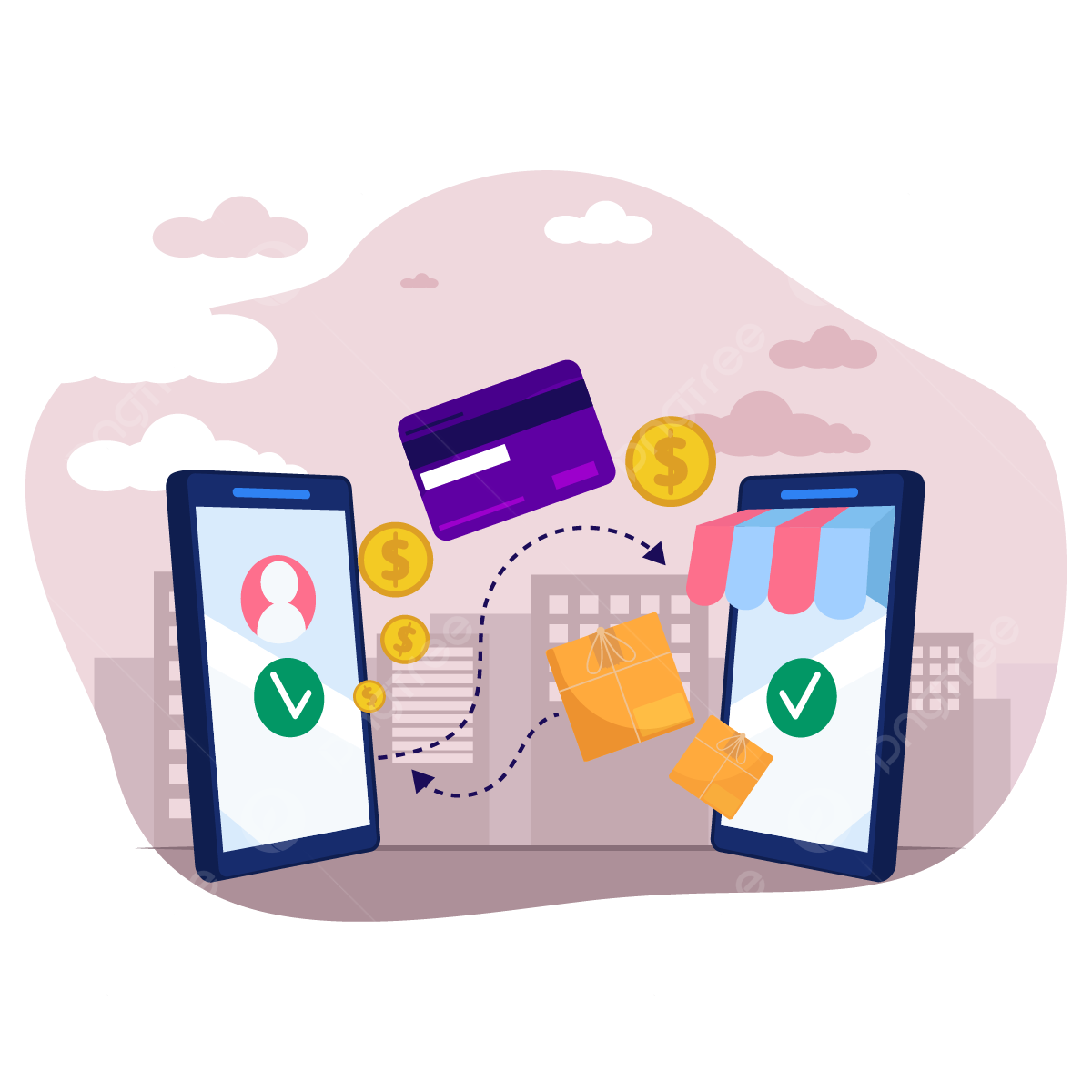 Payout process illustration